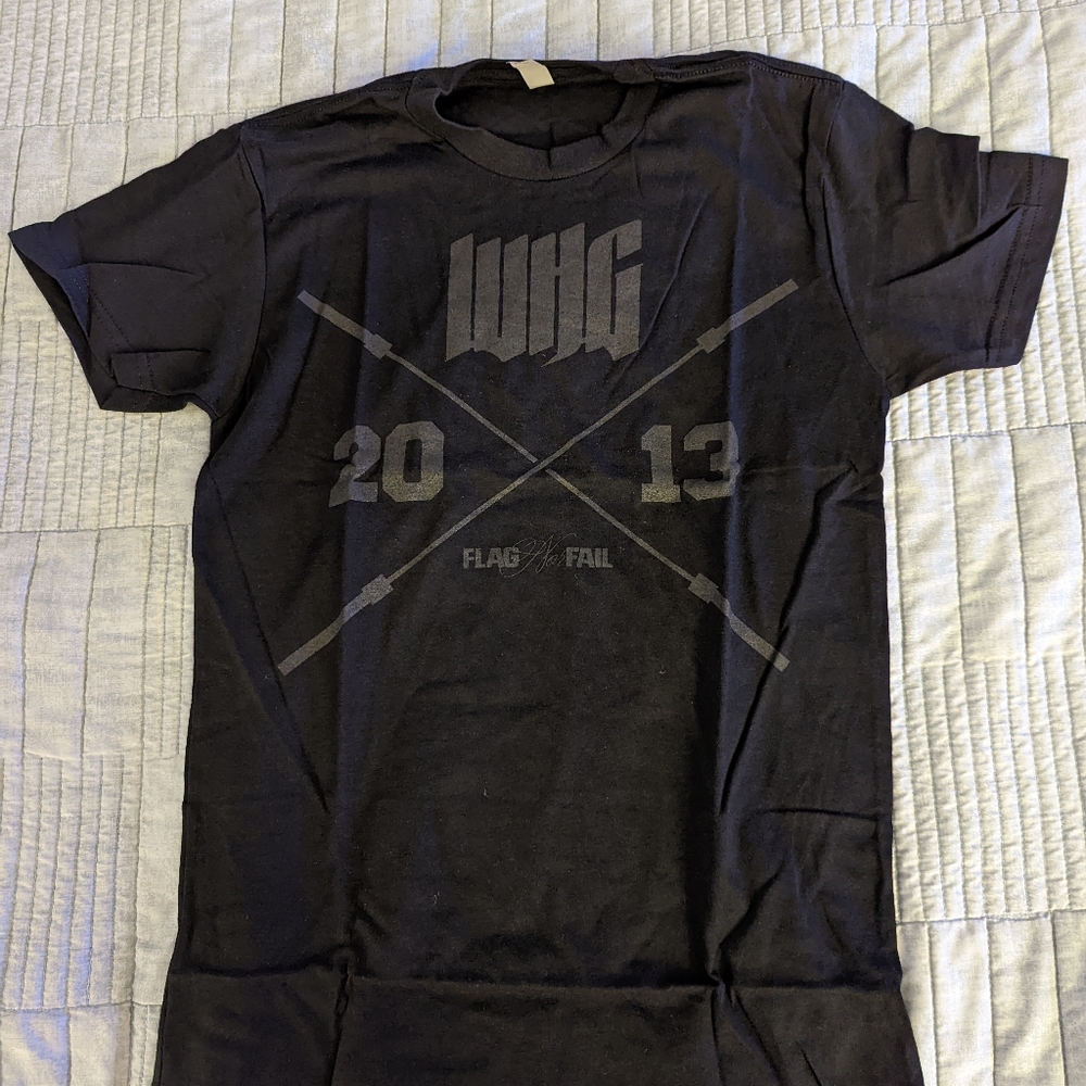 Flag nor fail RARE warhouse gym t shirt - XS